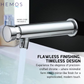 HEMOS BRASS AUTO SELF CLOSING TIME DELAY PILLAR WALL BASIN TAP AUTO TUTUP KEPALA PAIP AIR