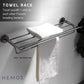 HEMOS BATHROOM FAUCET 304 STAINLESS STEEL TOWEL RACK HOLDER RAK BILIK MANDI 88SERIES