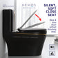 HEMOS BATHROOM CERAMIC ONE PIECE TOILET BOWL POWERFUL&QUIET DUAL FLUSH JAMBAN BILIK AIR HM-705-250-W
