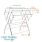 STAINLESS STEEL FREE STANDING FOLDABLE CLOTHES DRYING RACK CT-503