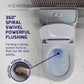 HEMOS BATHROOM CERAMIC ONE PIECE TOILET BOWL POWERFUL&QUIET DUAL FLUSH JAMBAN BILIK AIR HM-705-250-W