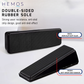 HEMOS STAINLESS STEEL HEAVY DUTY DOOR STOPPER FOR BOTTOM OF DOOR NON-SCRATCH & ANTI-SLIP HM-5909-MB