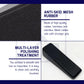 HEMOS STAINLESS STEEL HEAVY DUTY DOOR STOPPER FOR BOTTOM OF DOOR NON-SCRATCH & ANTI-SLIP HM-5909-MB