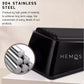 HEMOS STAINLESS STEEL HEAVY DUTY DOOR STOPPER FOR BOTTOM OF DOOR NON-SCRATCH & ANTI-SLIP HM-5909-MB