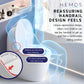 HEMOS BATHROOM CERAMIC WASHDOWN ONE PIECE TOILET BOWL ONE PRESS FLUSH JAMBAN BILIK AIR HM-713-250-W