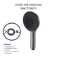 HEMOS BATHROOM FAUCET ABS 150CM SHOWER PIPE AND HAND SHOWER HM-15000,15001,15002