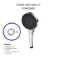 HEMOS BATHROOM FAUCET ABS 150CM SHOWER PIPE AND HAND SHOWER HM-15000,15001,15002