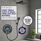 HEMOS 1/2 15MM & 3/4" 20MM BATHROOM FAUCET BRASS CHROME CONCEALED STOP VALVE COCK HM-40015,70015