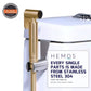 HEMOS 304 STAINLESS STEEL HIGH PRESSURE MATT GOLD HAND SPRAYER BIDET SETS WITH 120MM GOLD HOSE HM-1960-GD