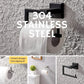HEMOS BATHROOM FITTINGS SUS 304 WALL MOUNTED PAPER HOLDER PEMEGANG TISU HM-82807 (MATT BLACK,SILVER)