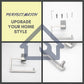 HEMOS BATHROOM FITTINGS SUS 304 WALL MOUNTED PAPER HOLDER PEMEGANG TISU HM-82807 (MATT BLACK,SILVER)