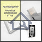 HEMOS BATHROOM FITTINGS SUS 304 WALL MOUNTED PAPER HOLDER PEMEGANG TISU HM-82807 (MATT BLACK,SILVER)