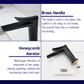 HEMOS BRASS MIXER PILLAR TAP AND TALL PILLAR TAP(MATT BLACK) HM-19012 (MATT BLACK,CHROME) HM-19011