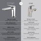 HEMOS BRASS MIXER PILLAR TAP AND TALL PILLAR TAP(MATT BLACK) HM-19012 (MATT BLACK,CHROME) HM-19011
