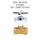 HEMOS 1/2 15MM & 3/4" 20MM BATHROOM FAUCET BRASS CHROME CONCEALED STOP VALVE COCK HM-40015,70015