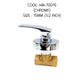 HEMOS 1/2 15MM & 3/4" 20MM BATHROOM FAUCET BRASS CHROME CONCEALED STOP VALVE COCK HM-40015,70015