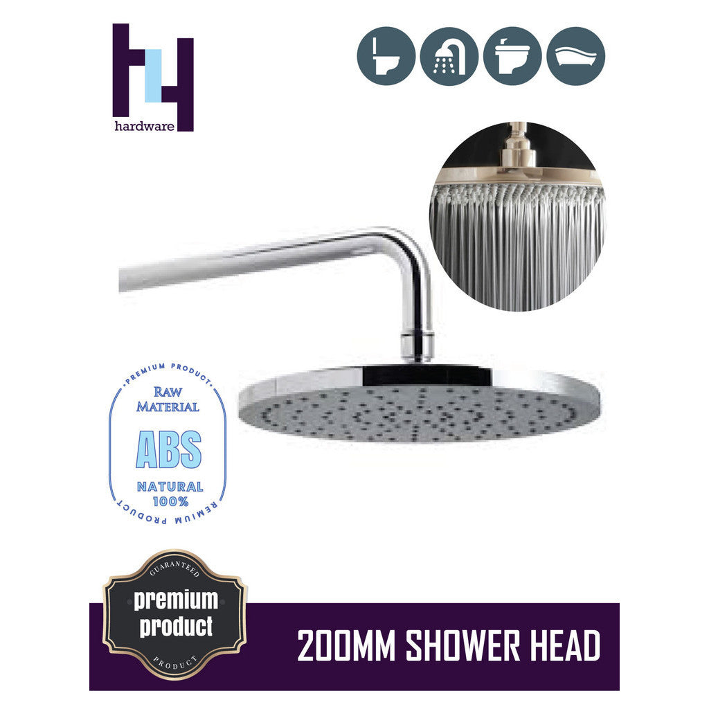 CORSA 200MM ROUND RAIN SHOWER HEAD CTS-582-G