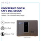 HEMOS TUYA APP IRON ANTI-DRILLING & SMASHING FINGERPRINT DIGITAL SECURITY SAFETY BOX HM-TH-300,450