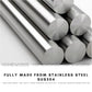 HEMOS BATHROOM FITTINGS STAINLESS STEEL SUS 304 CORNER GLASS SHELF HMBF-89933-MS