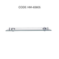 HEMOS BATHROOM FAUCET STAINLESS STEEL SUS 304 GLASS SHELF HM-83805 (MATT SILVER)