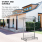 1200MM STAINLESS STEEL T-SHAPE FOLDABLE CLOTHES RACK GMH-2300