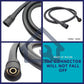 HEMOS BATHROOM PARTS 1.5M STEEL & NYLON SHOWER FLEXIBLE HOSE ONLY 软管