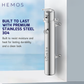 HEMOS 120MM X 875MM 304 STEEL EXTRA HIGH WATER FLOW 5000L/H MEMBRANE FILTER PURIFIER OUTDOOR HM-1388-MS