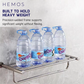 HEMOS BATHROOM FITTING SUS 304 CLOTHES TOWELS HOLDER RAK BILIK MANDI HM-83809 (MATT BLACK, SILVER)
