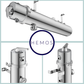 HEMOS 120MM X 875MM 304 STEEL EXTRA HIGH WATER FLOW 5000L/H MEMBRANE FILTER PURIFIER OUTDOOR HM-1388-MS