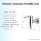 HEMOS BATHROOM FAUCET STAINLESS STEEL SUS 304 WALL HOSE BIB TAP HM-3316