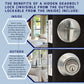 HEMOS 60-70MM SECURITY THUMBTURN & KEY DEADBOLT HOUSE DOOR LOCK HM-5401-MB,MS