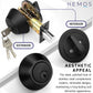 HEMOS 60-70MM SECURITY THUMBTURN & KEY DEADBOLT HOUSE DOOR LOCK HM-5401-MB,MS