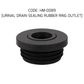 HEMOS PARTS URINAL DRAIN SEALING RUBBER RING GASKET OUTLET REPLACEMENT FOR TOILET PLUMBING HM-0087