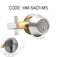 HEMOS 60-70MM SECURITY THUMBTURN & KEY DEADBOLT HOUSE DOOR LOCK HM-5401-MB,MS