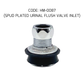 HEMOS PARTS URINAL DRAIN SEALING RUBBER RING GASKET OUTLET REPLACEMENT FOR TOILET PLUMBING HM-0087