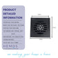 HEMOS BATHROOM FITTINGS STAINLESS STEEL SUS 304 OUTDOOR INDOOR BLACK FLOOR GRATING HMBF-100