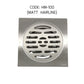 HEMOS BATHROOM FITTINGS STAINLESS STEEL SUS 304 OUTDOOR INDOOR BLACK FLOOR GRATING HMBF-100