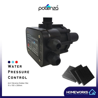 POTENZA WATER PRESSURE CONTROL 15X150X200MM ANTI-VIBRATION & NOISE RUBBER MAT MAT GETAH ANTI-VIBRASI
