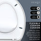HEMOS HEAVY DUTY O SHAPE PP SOFT CLOSING SEAT COVER ADJUSTABLE HINGES PENUTUP TANDAS DUDUK HM-0113