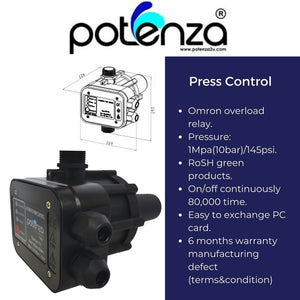 POTENZA WATER PRESSURE CONTROL 15X150X200MM ANTI-VIBRATION & NOISE RUBBER MAT MAT GETAH ANTI-VIBRASI