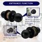 60MM SUS304 STAINLESS STEEL CYLINDRICAL HOUSE ROOM DOOR LOCK TOMBOL PINTU MATT BLACK ACL-1100