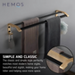 HEMOS BATHROOM FAUCET ACCESSORIES ALUMINUM BLACK GOLD CORNER BASKET CLOTHES RACK HOOKS