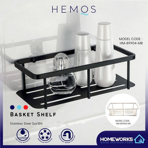 HEMOS BATHROOM FAUCET SUS304 STAINLESS STEEL BASKET MATT BLACK,SILVER HM-89904