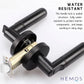HEMOS 60-70MM TUBULAR LEVEL DOOR LOCK KUNCI TOMBOL PINTU RUMAH SILVER BLACK HM-5207