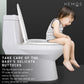 HEMOS HEAVY DUTY D SHAPE PP SOFT CLOSING SEAT COVER WITH BABY SEAT HM-0152-PP