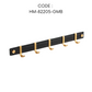 HEMOS BATHROOM FAUCET ACCESSORIES ALUMINUM BLACK GOLD CORNER BASKET CLOTHES RACK HOOKS