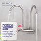 KITCHEN FAUCET TWO SPOUT STAINLESS STEEL 304 TWINS WALL SINK TAP HM 3309