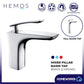 HEMOS BRASS MIXER PILLAR BASIN TAP HM-19007 AND MIXER TALL PILLAR BASIN TAP HM-19008