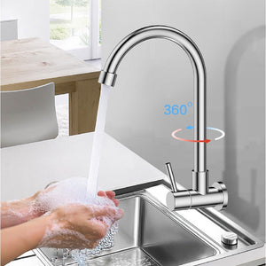 KITCHEN FAUCET STAINLESS STEEL SUS 304 WALL MOUNTED SINK TAP HM 3112