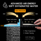 HEMOS BATHROOM RAIN SHOWER HEAD 9'' ABS C/W ARM MATT BLACK SQUARE KEPALA PANCURAN HUJAN HMSH-141-MB